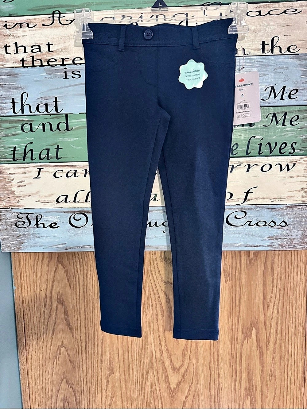 Little girls Skinny Pants in Blue Size 4 NWT
